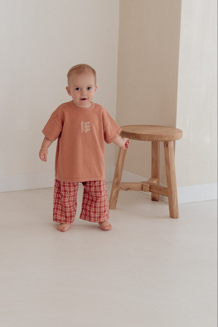 SIGNATURE TEE | CLAY (KIDS)