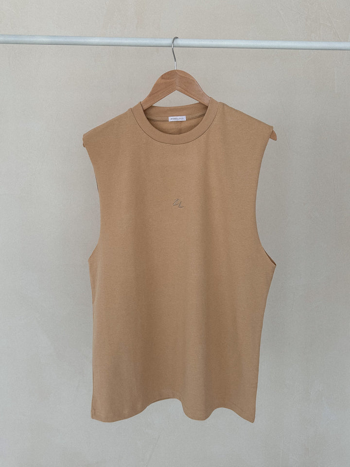 MUSCLE TEE | TAN (MEN'S)