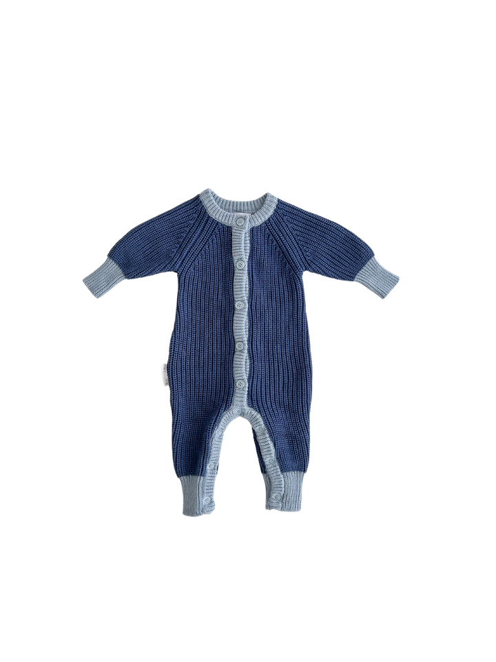 CLASSIC KNIT ROMPER | STORM