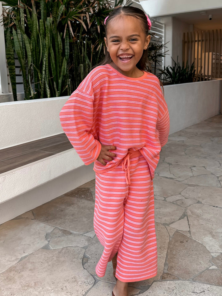 CROPPED PANTS | CORAL