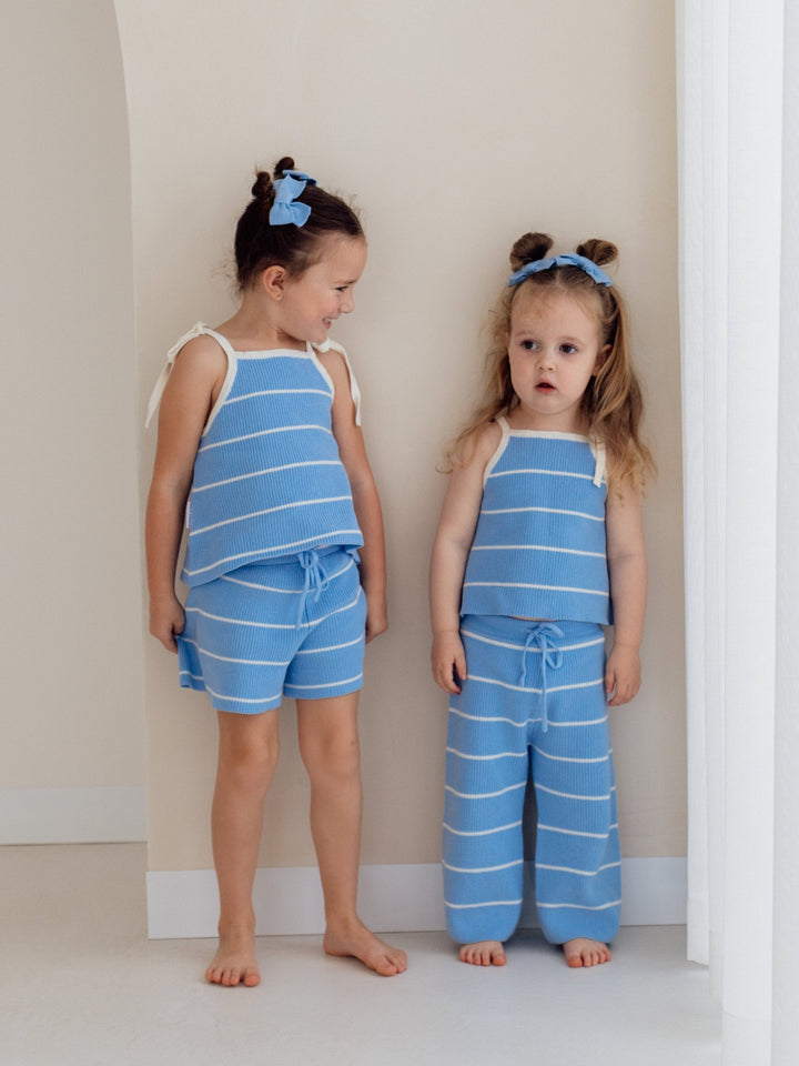 TIE SINGLET | RIVER STRIPE - LAST CHANCE