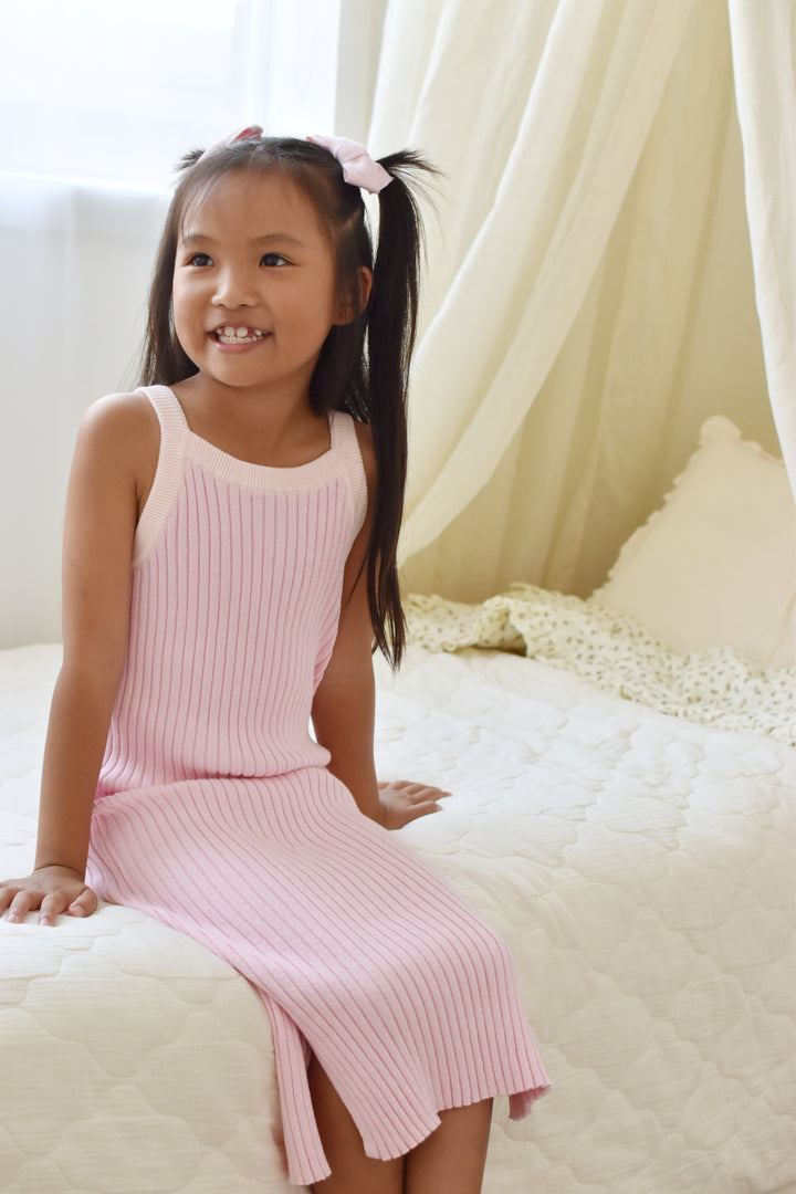 RIBBED DRESS | DAHLIA