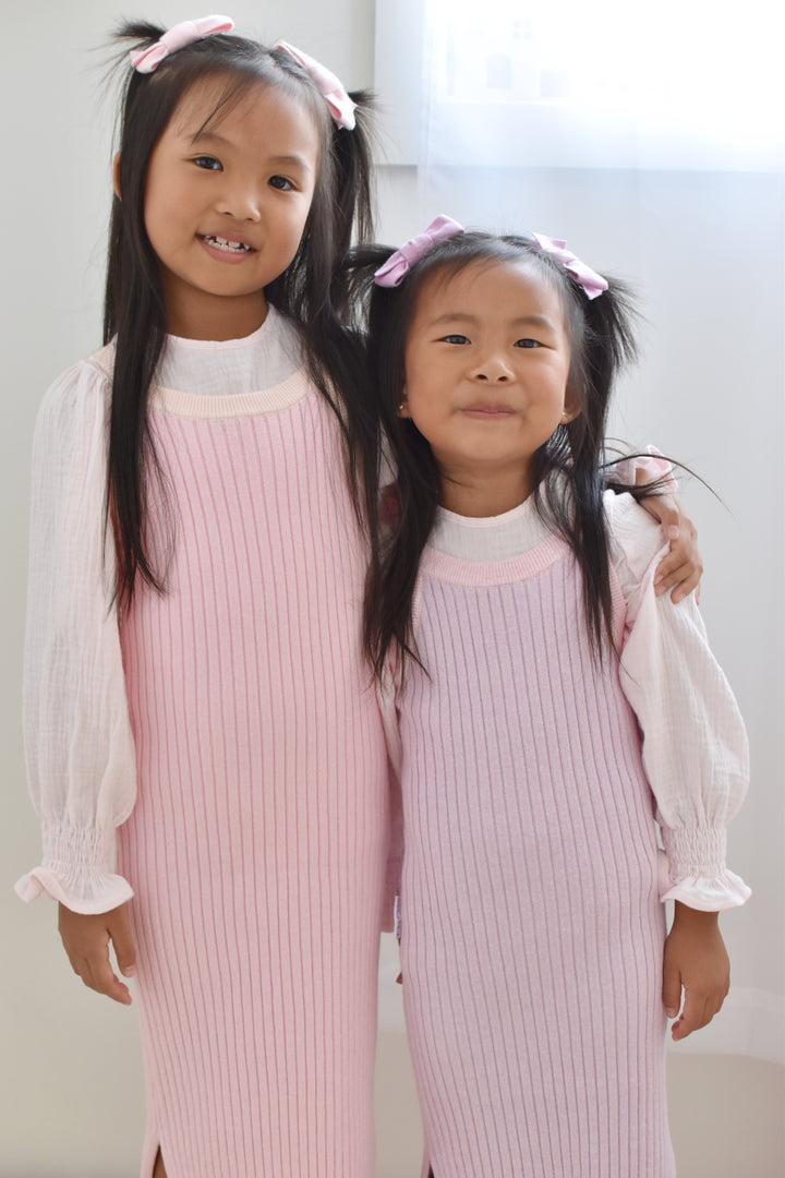 RIBBED DRESS | DAHLIA