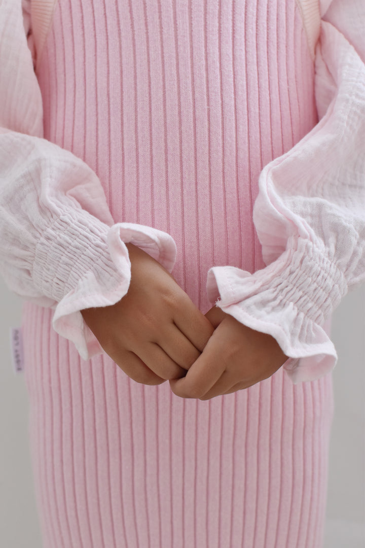 RIBBED DRESS | DAHLIA