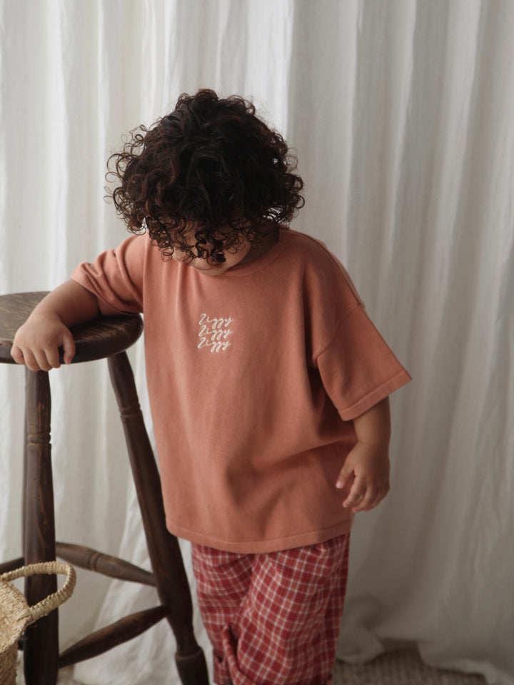 SIGNATURE TEE | CLAY (KIDS)