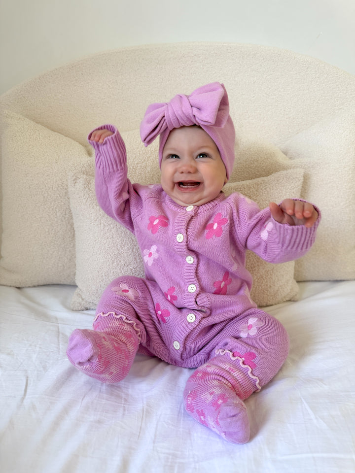 CLASSIC KNIT ROMPER | CORA