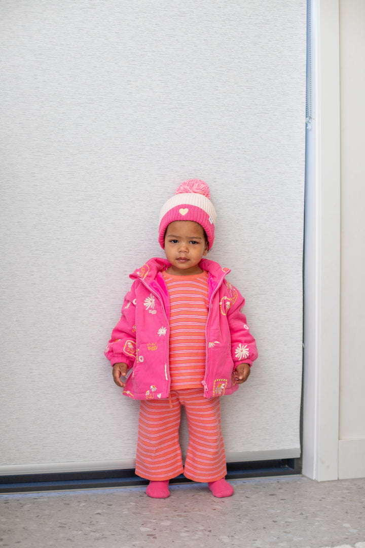 CROPPED PANTS | CORAL