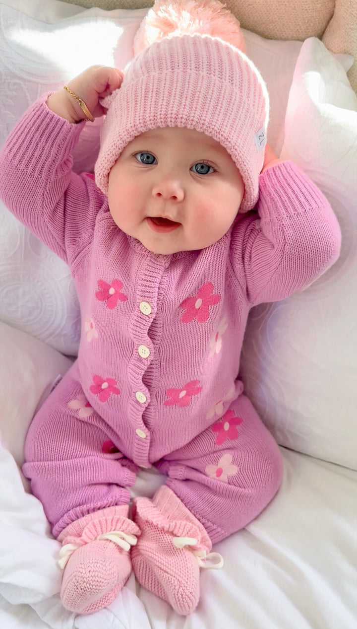 CLASSIC KNIT ROMPER | CORA