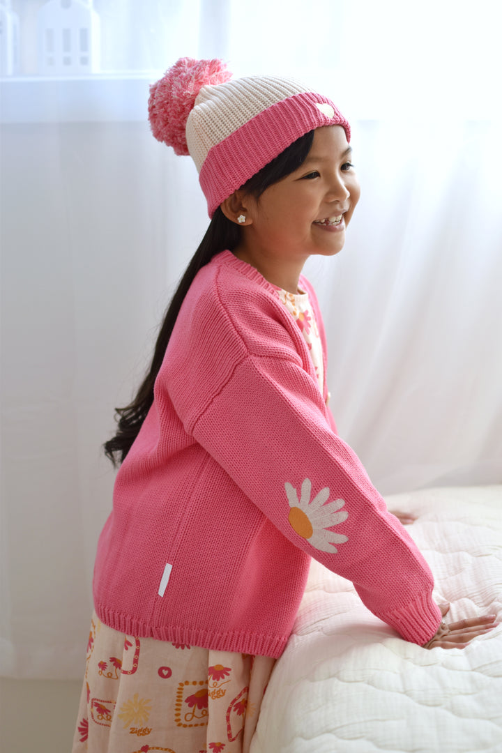 CARDIGAN | RASPBERRY