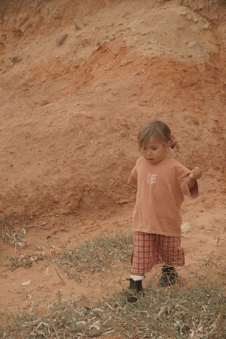 SIGNATURE TEE | CLAY (KIDS)