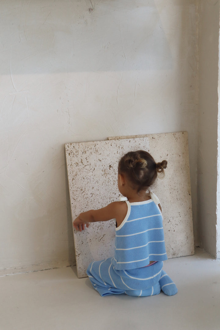 TIE SINGLET | RIVER STRIPE - LAST CHANCE