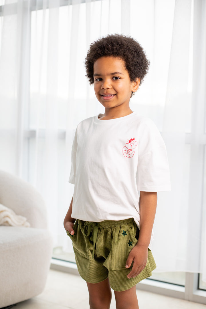 CORD SHORTS | EVERGREEN