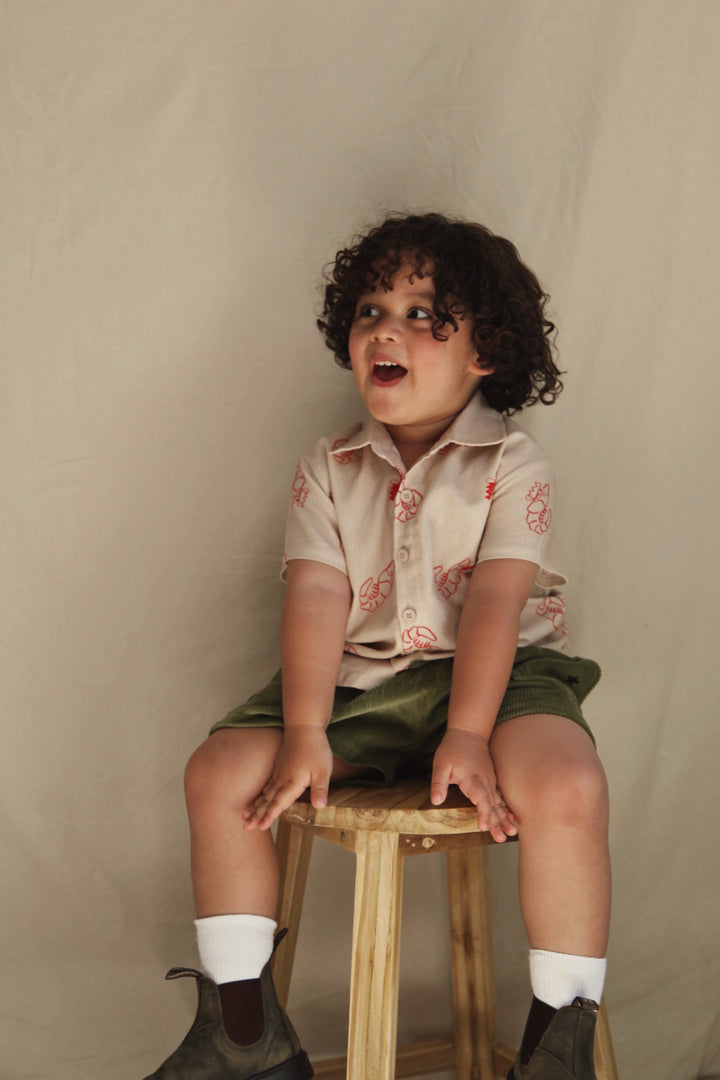 CORD SHORTS | EVERGREEN