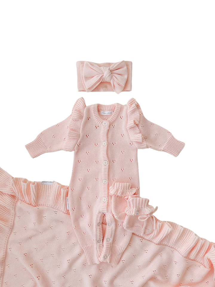 CLASSIC KNIT ROMPER | PRIMROSE