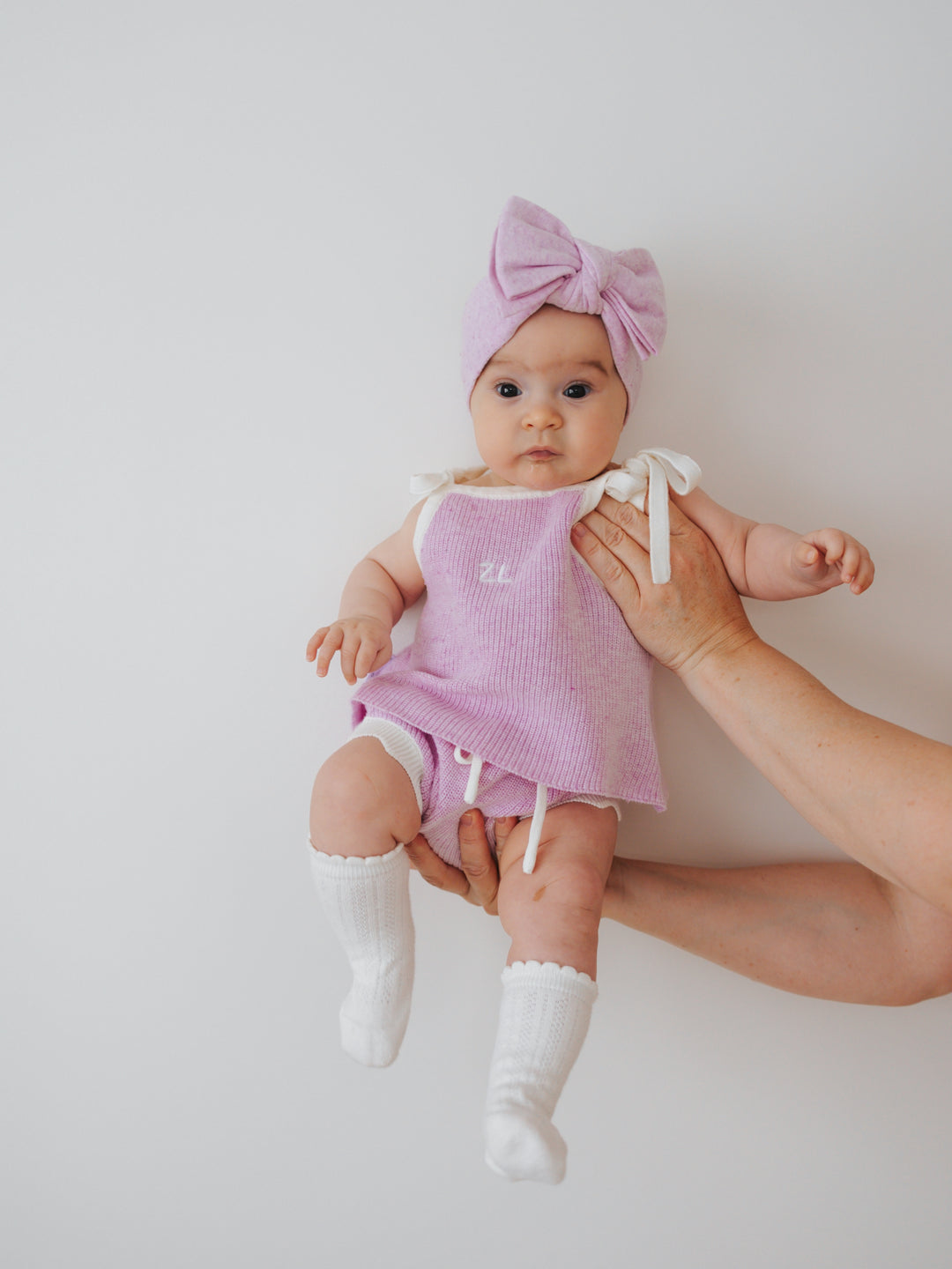 TIE SINGLET | LILAC FLECK