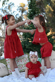 KIKI ROMPER CRIMSON