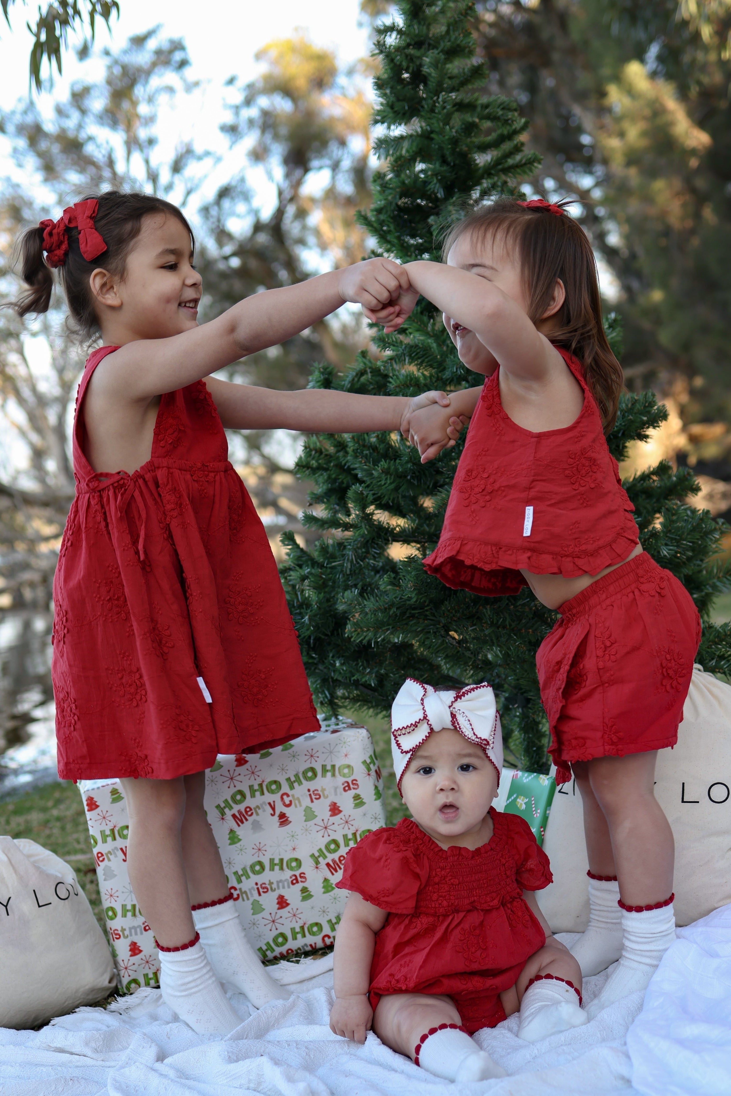 KIKI ROMPER CRIMSON