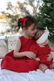 SOFIA DRESS CRIMSON