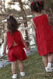 SKORT CRIMSON