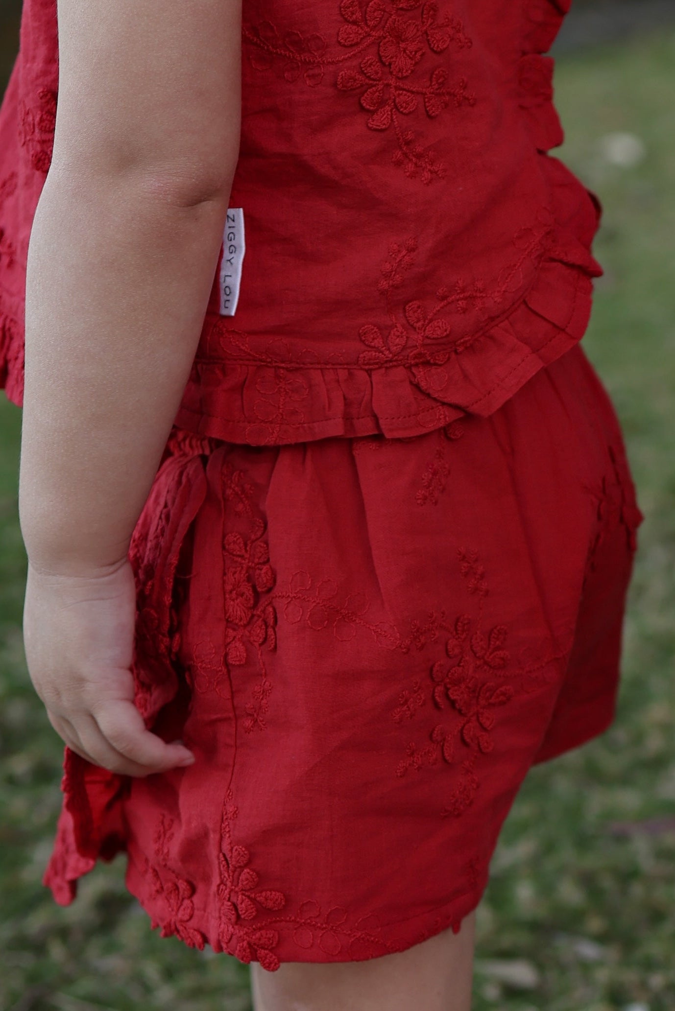 SKORT CRIMSON