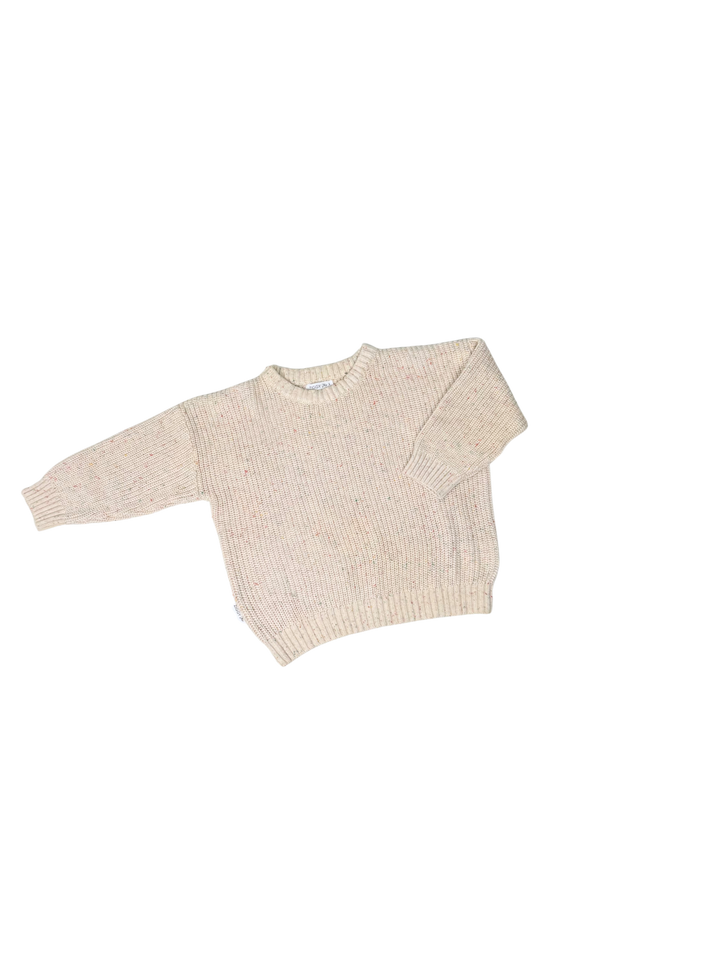JUMPER OATMEAL FLECK - SECONDS