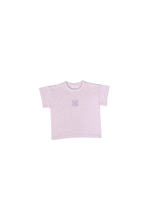 SIGNATURE TEE LAVENDER FLECK
