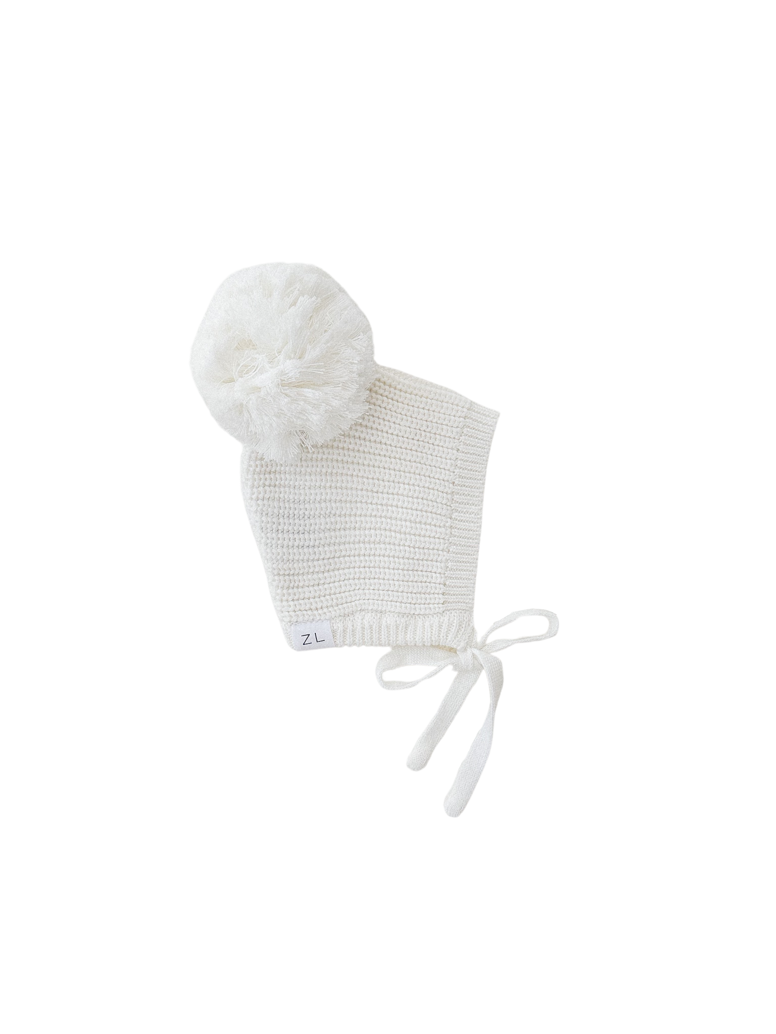 BONNET MILK POM POM