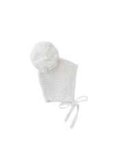 BONNET MILK POM POM