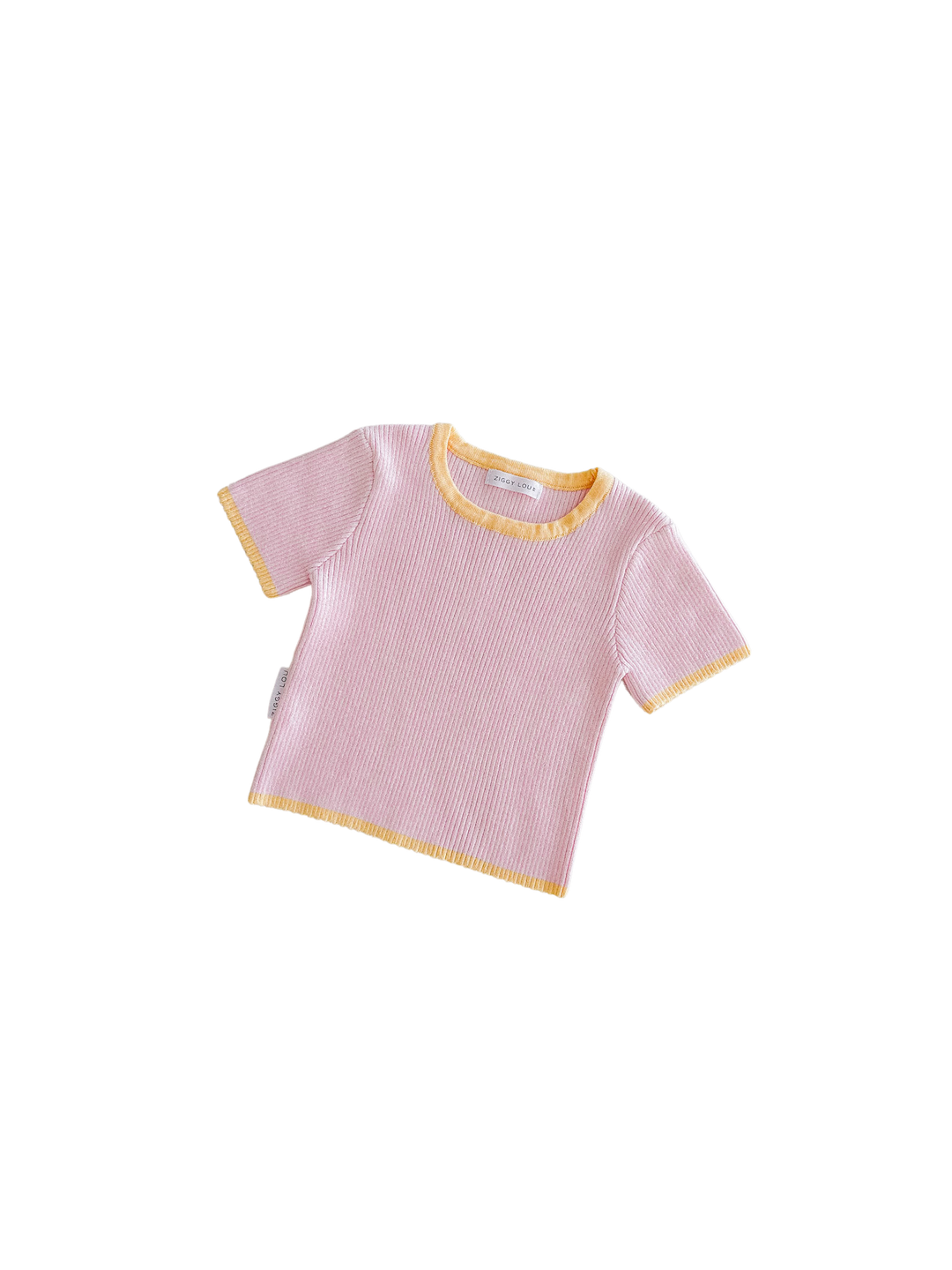 RIBBED TEE | CLEMENTINE