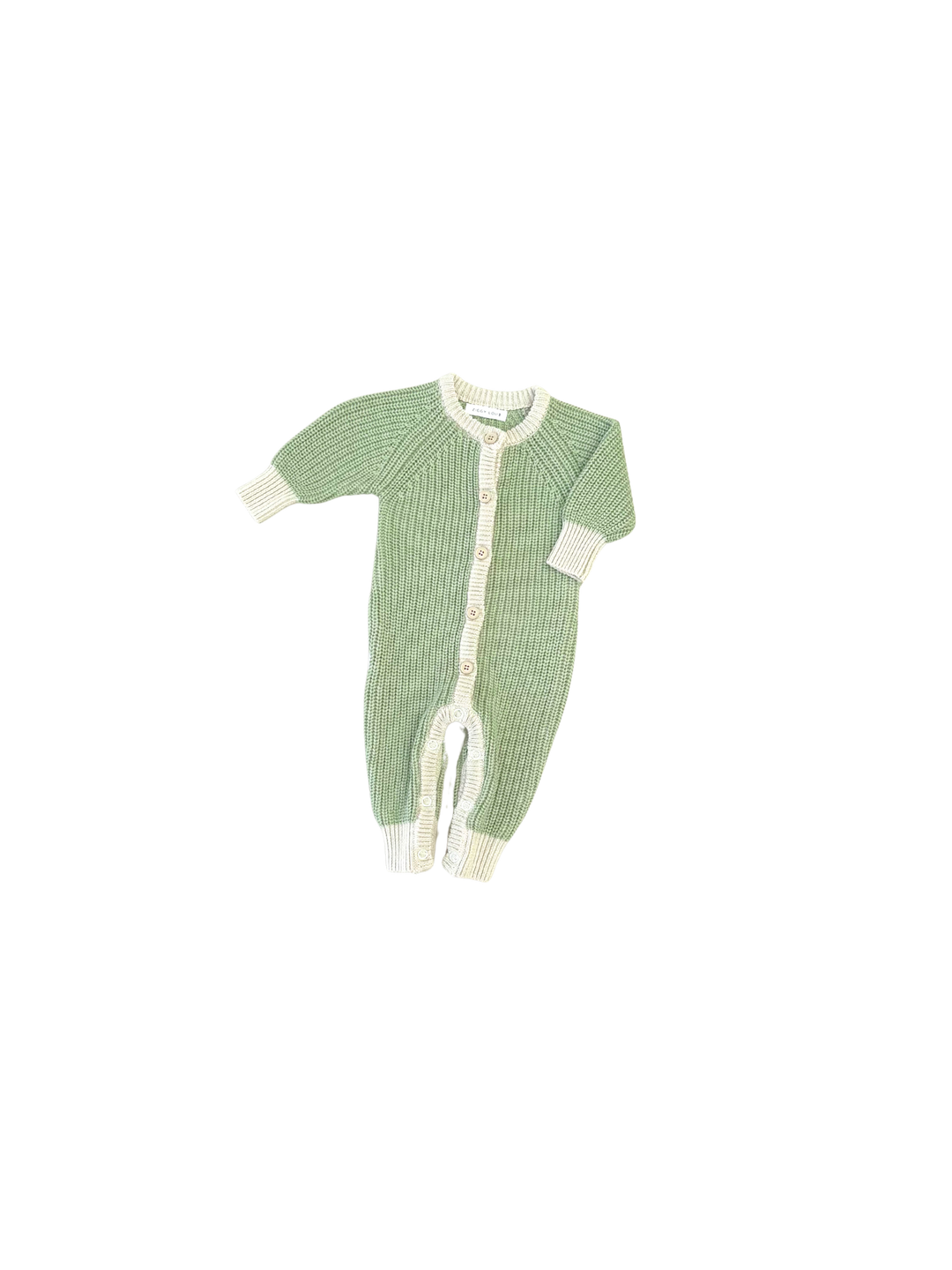 CLASSIC KNIT ROMPER ALOE