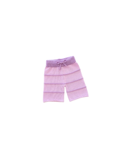 CROPPED PANTS | LILAC STRIPE