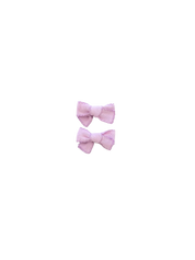 BOWS LILAC LACE