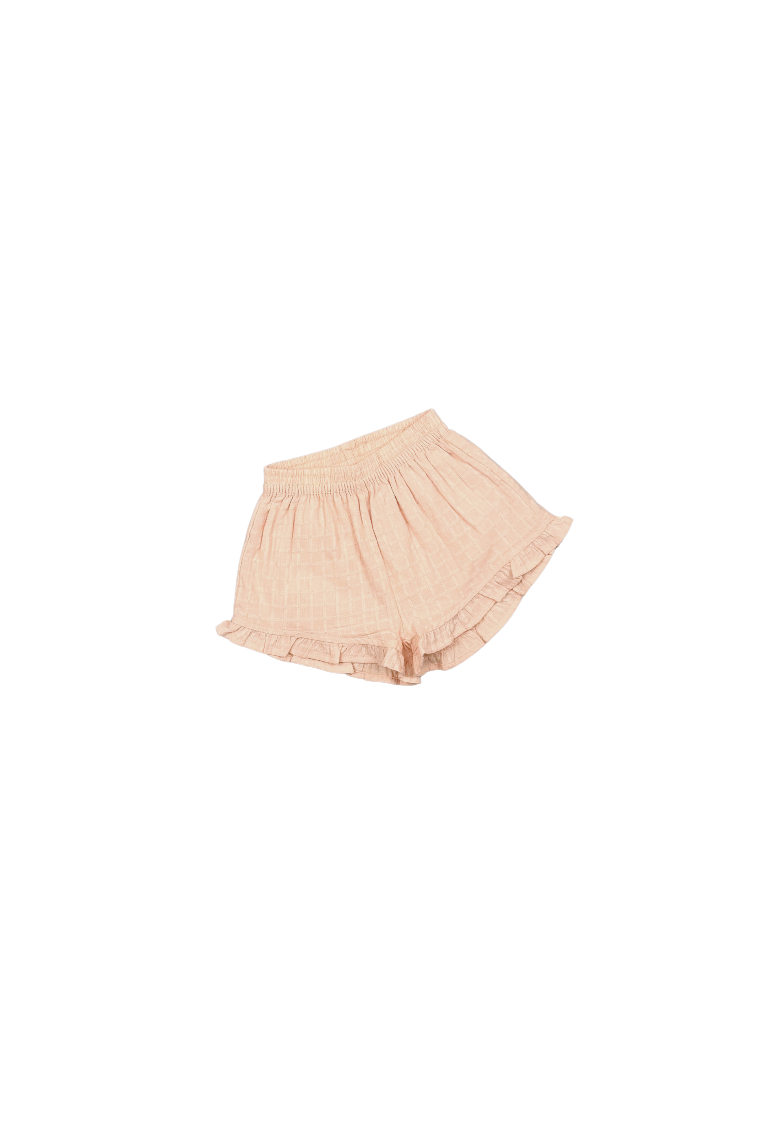 SHORTS APRICOT CHECK