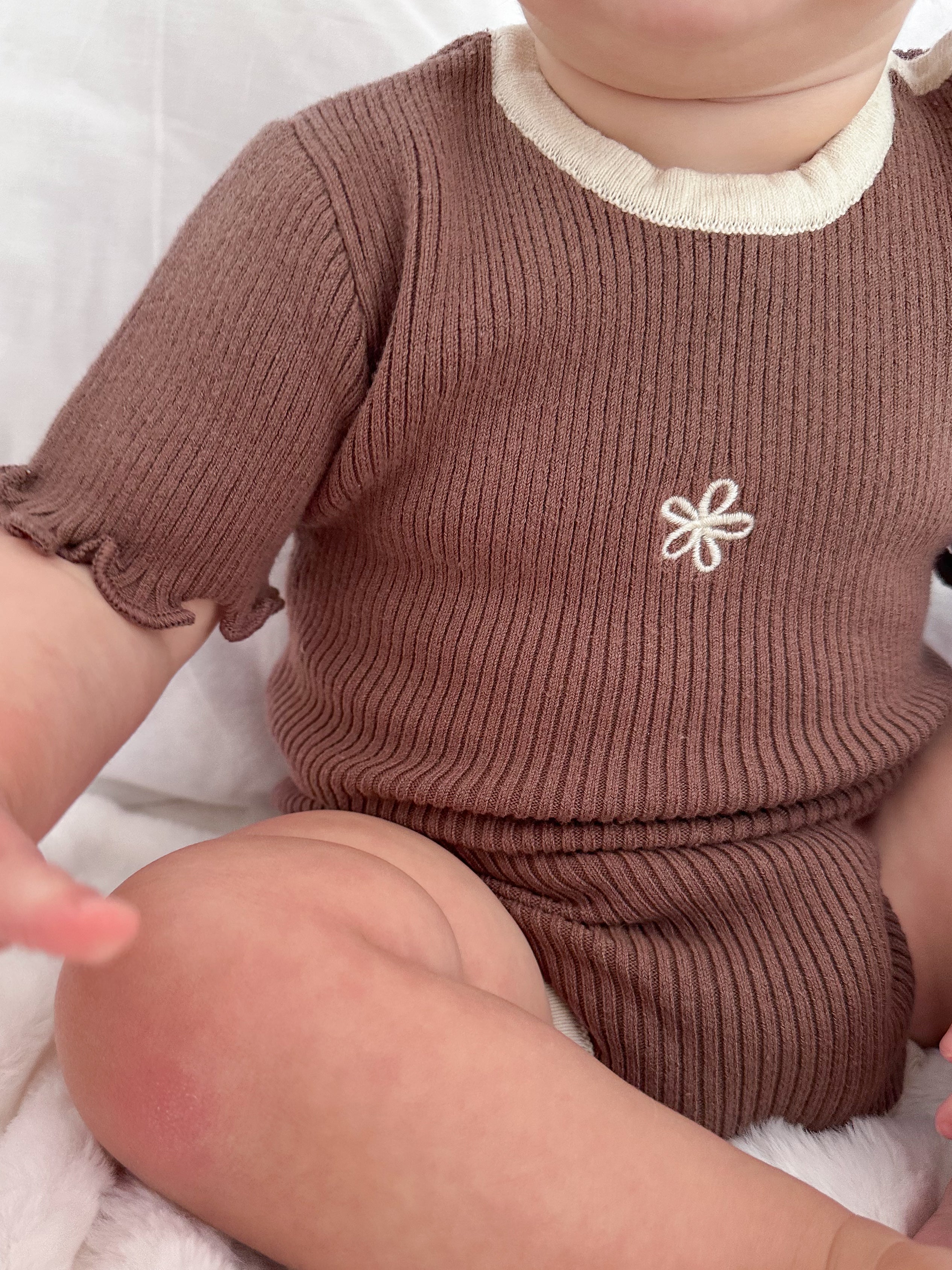 SUMMER RIBBED BODYSUIT | CLOVE