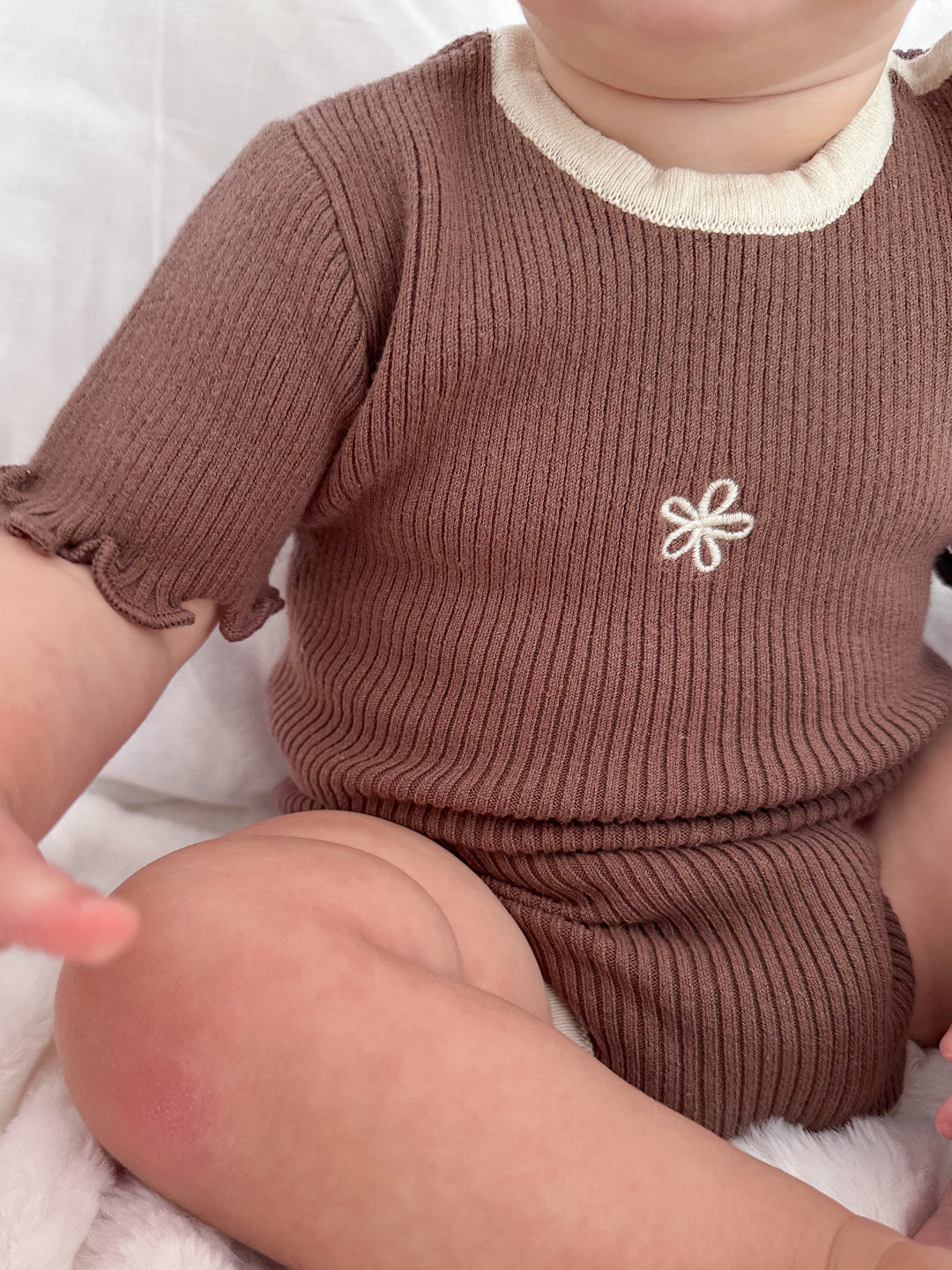 SUMMER RIBBED BODYSUIT | CLOVE