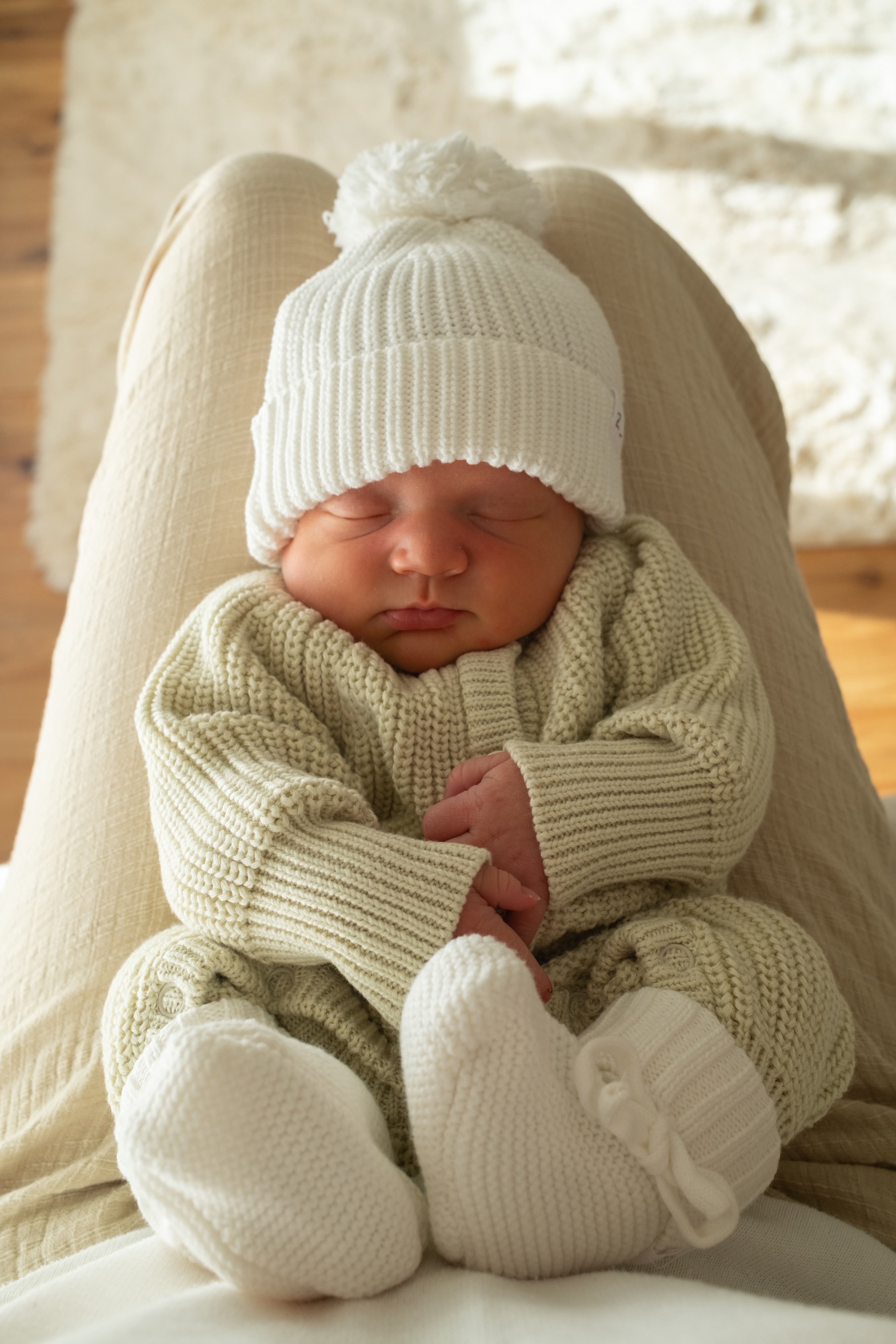 CLASSIC KNIT ROMPER TEA TREE