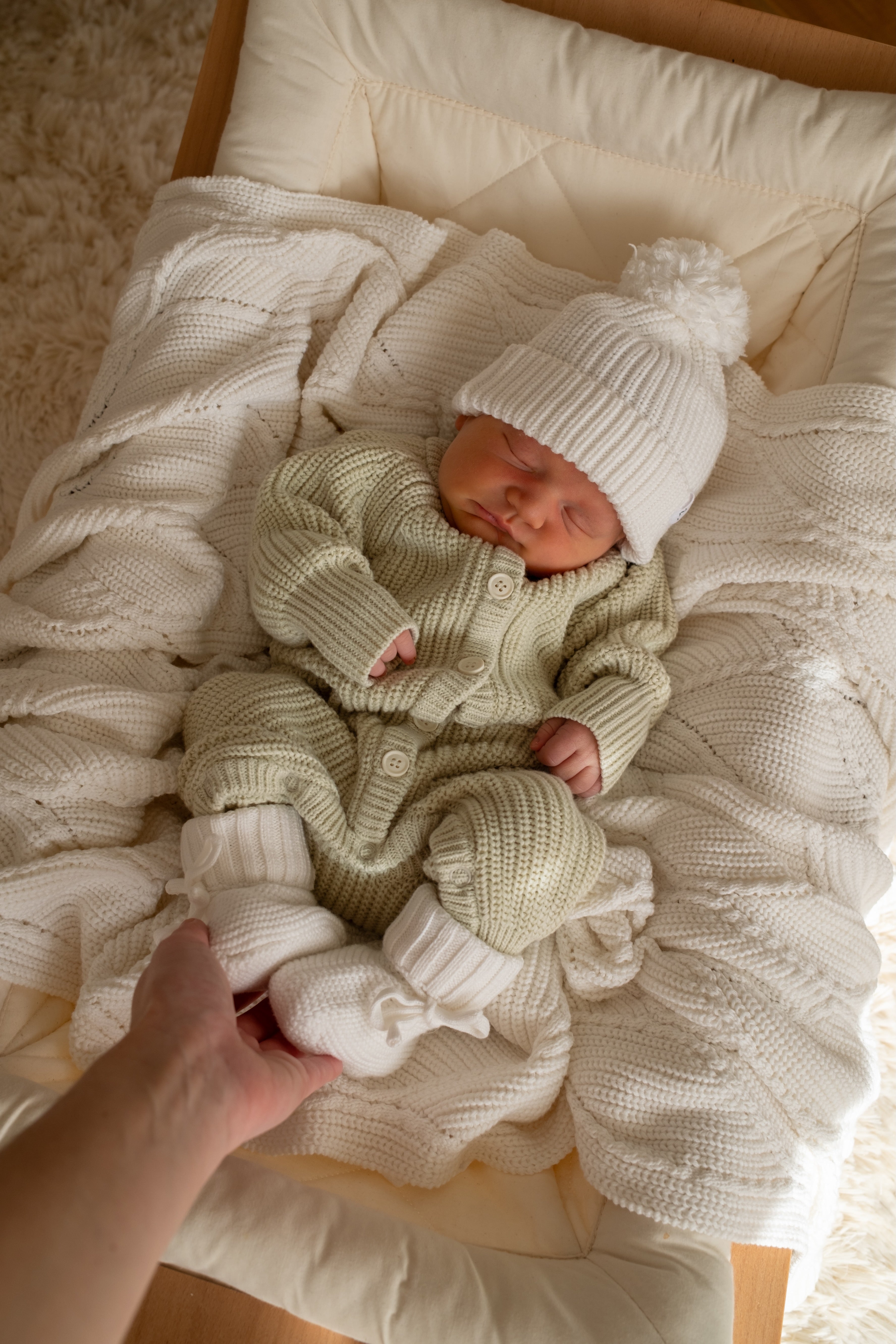 CLASSIC KNIT ROMPER TEA TREE