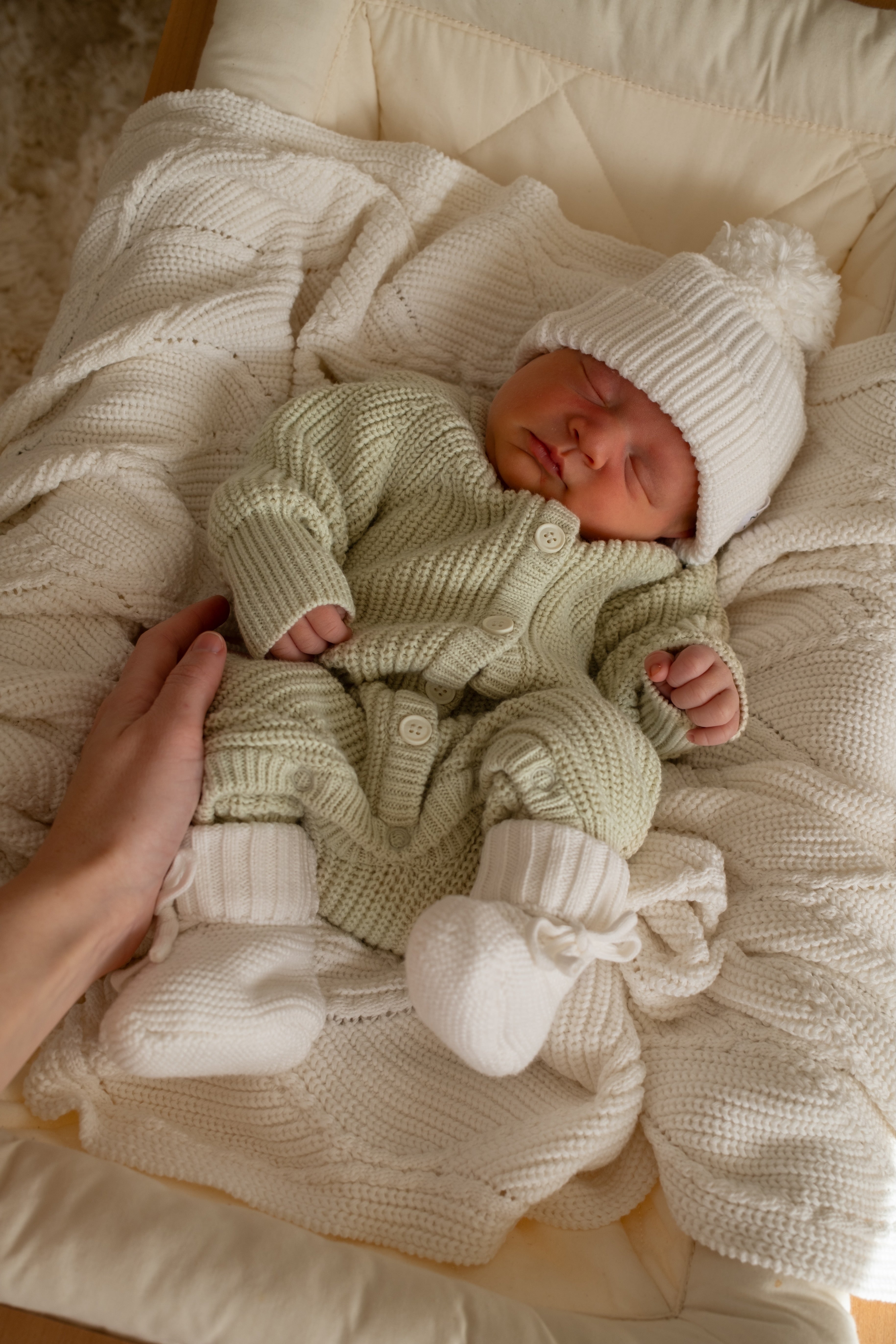 CLASSIC KNIT ROMPER TEA TREE