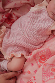 FRILL BODYSUIT HIBISCUS