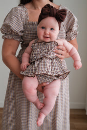 LUCY SINGLET TRUFFLE CHECK