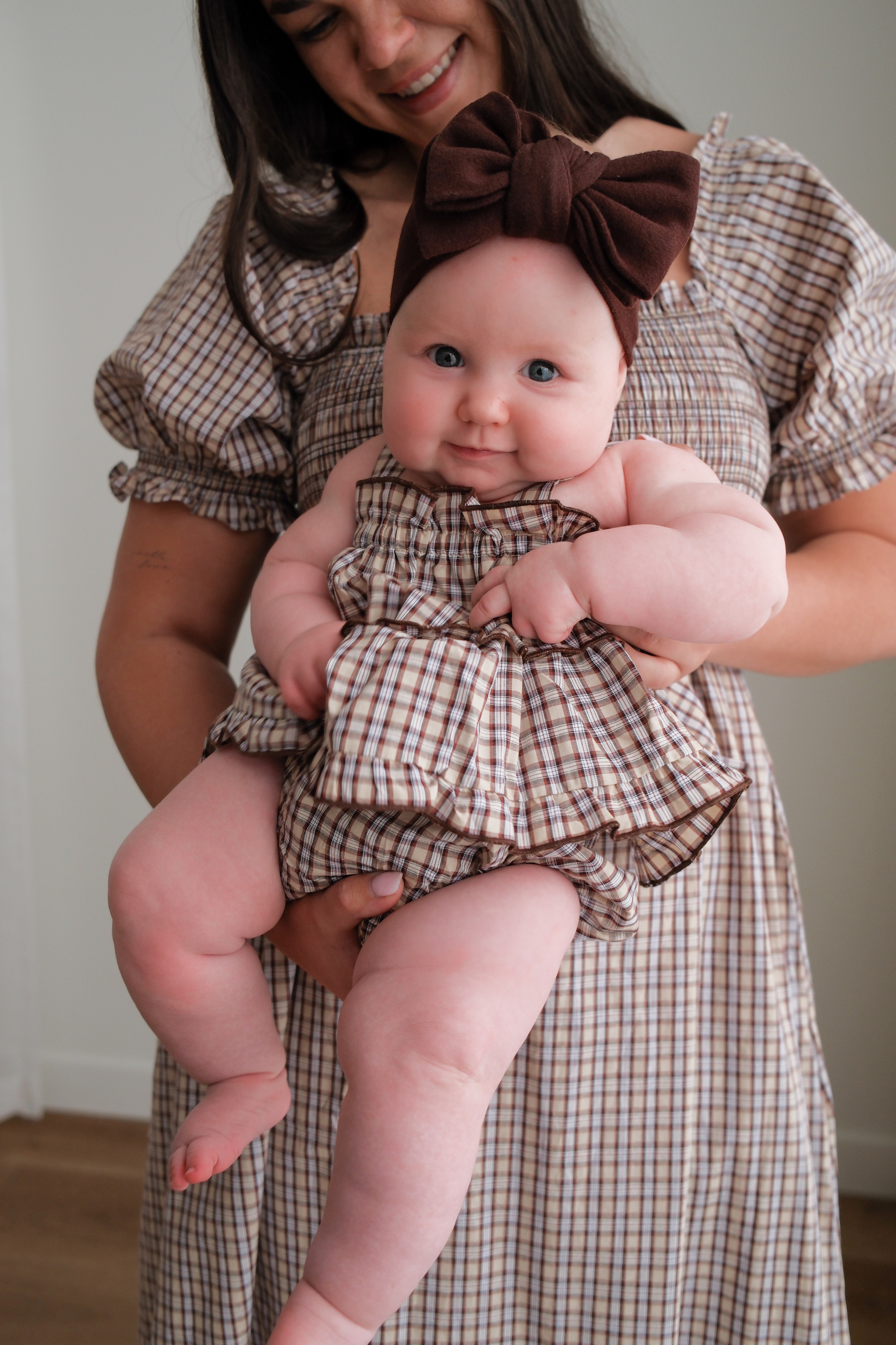 LUCY SINGLET TRUFFLE CHECK