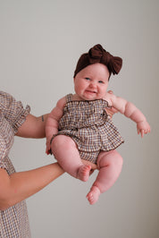 LUCY SINGLET TRUFFLE CHECK