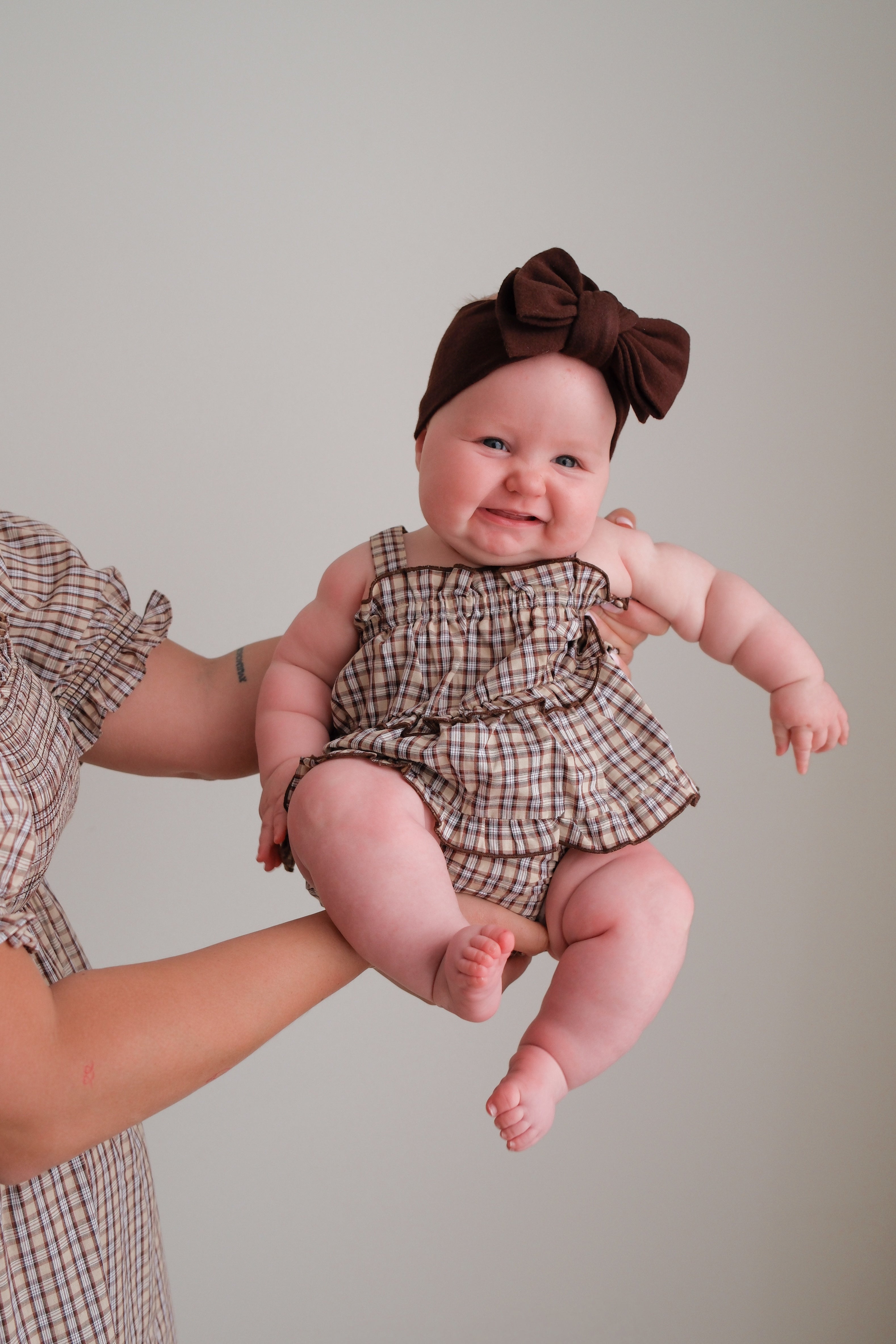 LUCY SINGLET TRUFFLE CHECK