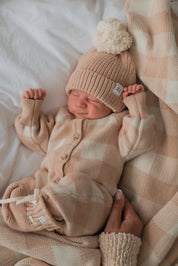 BEANIE GINGHAM