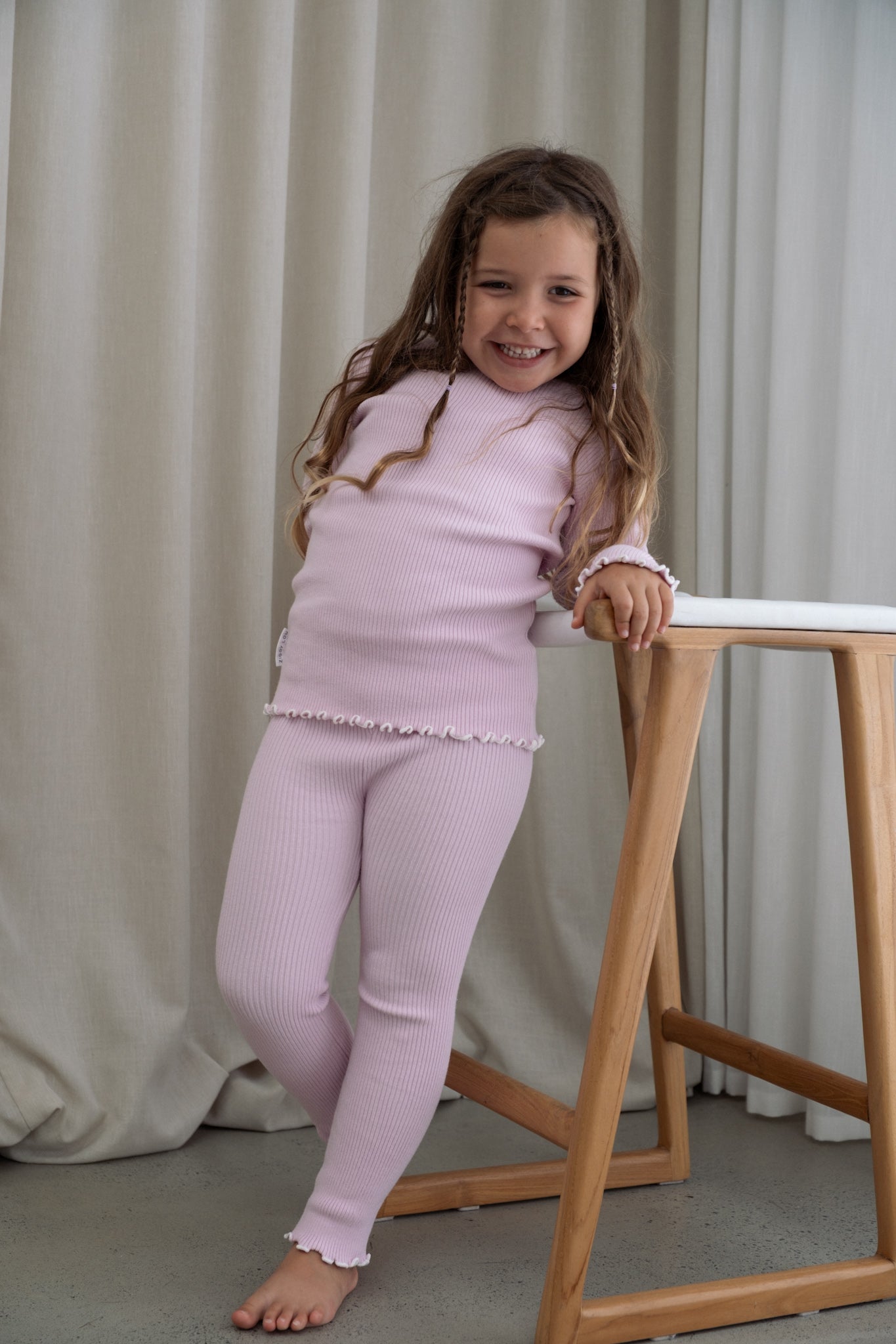 RIBBED TOP LILAC