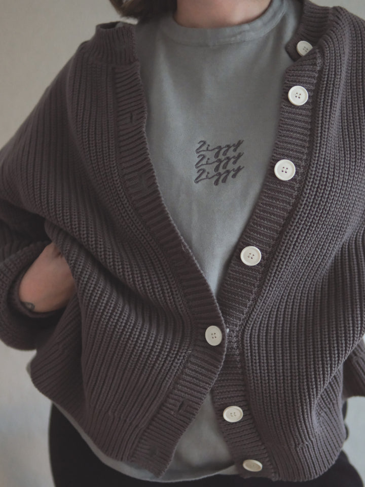 CARDIGAN | CHARCOAL (WOMEN'S)