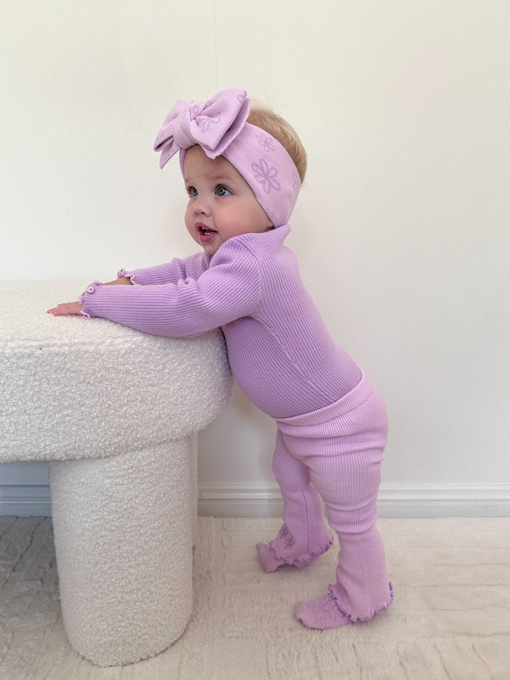 LEGGINGS | FLARE | LILAC