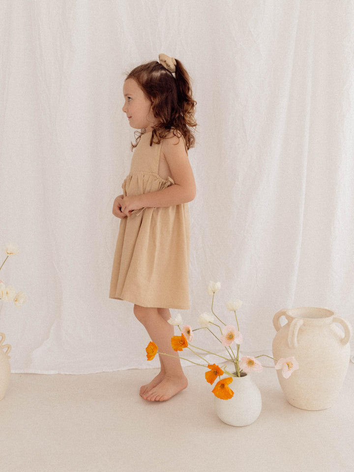 SOFIA DRESS | OATMEAL (KIDS)