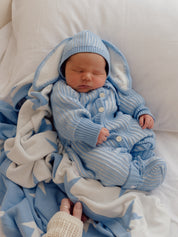 CLASSIC KNIT ROMPER EASTER (BEAU)