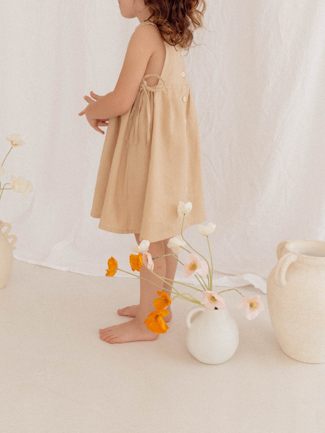 SOFIA DRESS | OATMEAL (KIDS)